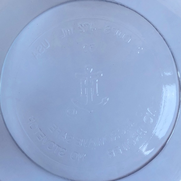 Anchor Hocking Bowl w/ Lid 2 Cups 1903-AH Blue - Picture 4 of 13